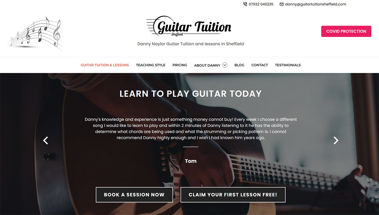 Guitar Tuition Sheffield Mitropapas